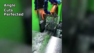 Точная угловая бесшовная резка круглых колец с порошковым сердечником